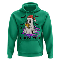 Funny Ghost Halloween Christmas Hoodie Ghost You - Wonder Print Shop