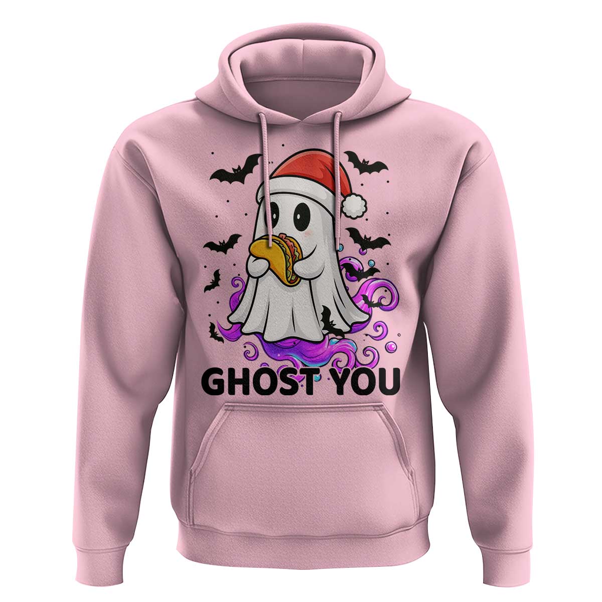 Funny Ghost Halloween Christmas Hoodie Ghost You - Wonder Print Shop