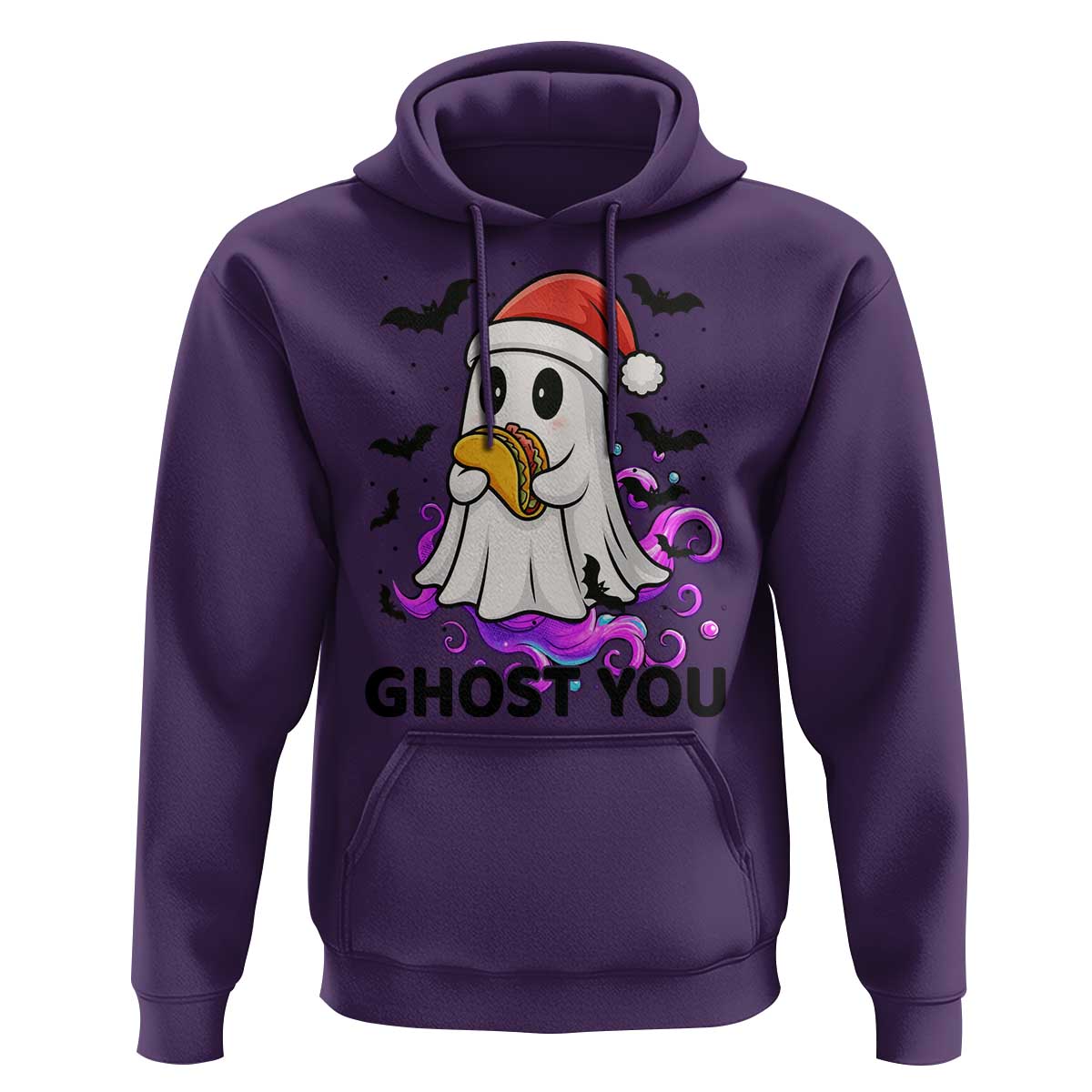Funny Ghost Halloween Christmas Hoodie Ghost You - Wonder Print Shop