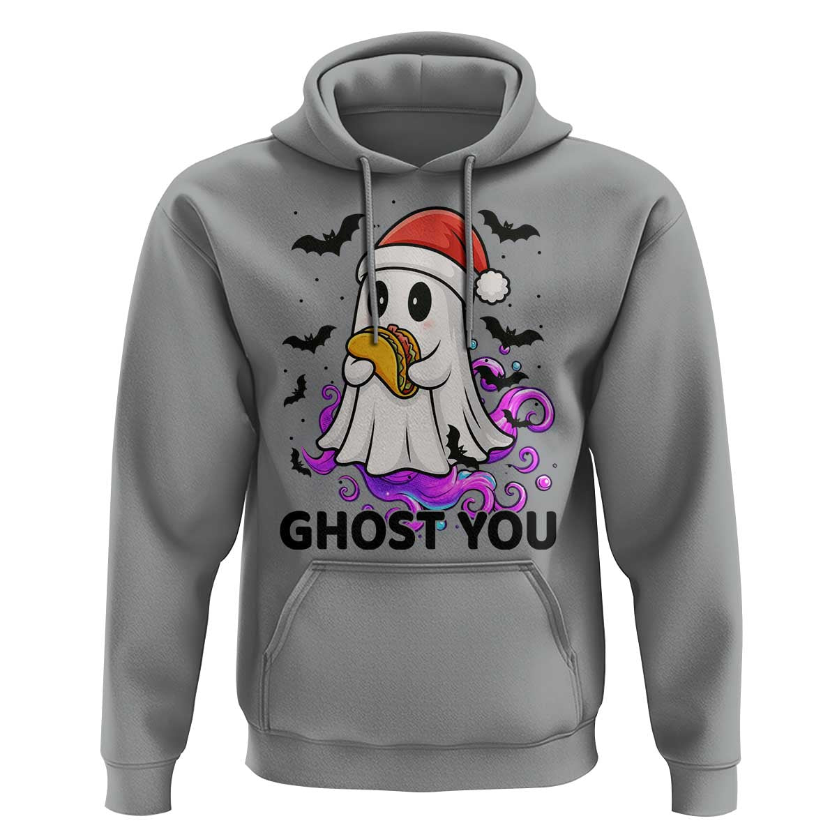 Funny Ghost Halloween Christmas Hoodie Ghost You - Wonder Print Shop