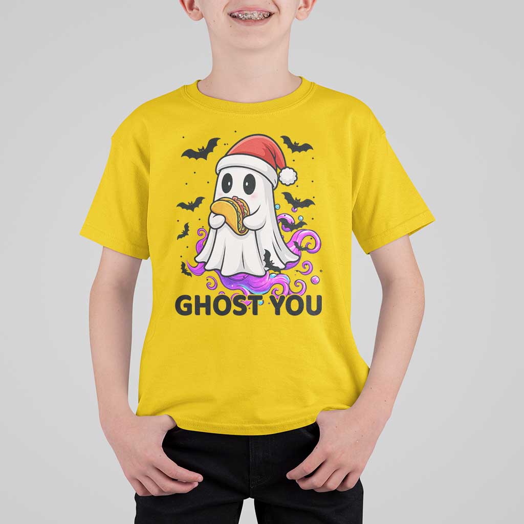 Funny Ghost Halloween Christmas T Shirt For Kid Ghost You - Wonder Print Shop