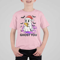 Funny Ghost Halloween Christmas T Shirt For Kid Ghost You - Wonder Print Shop