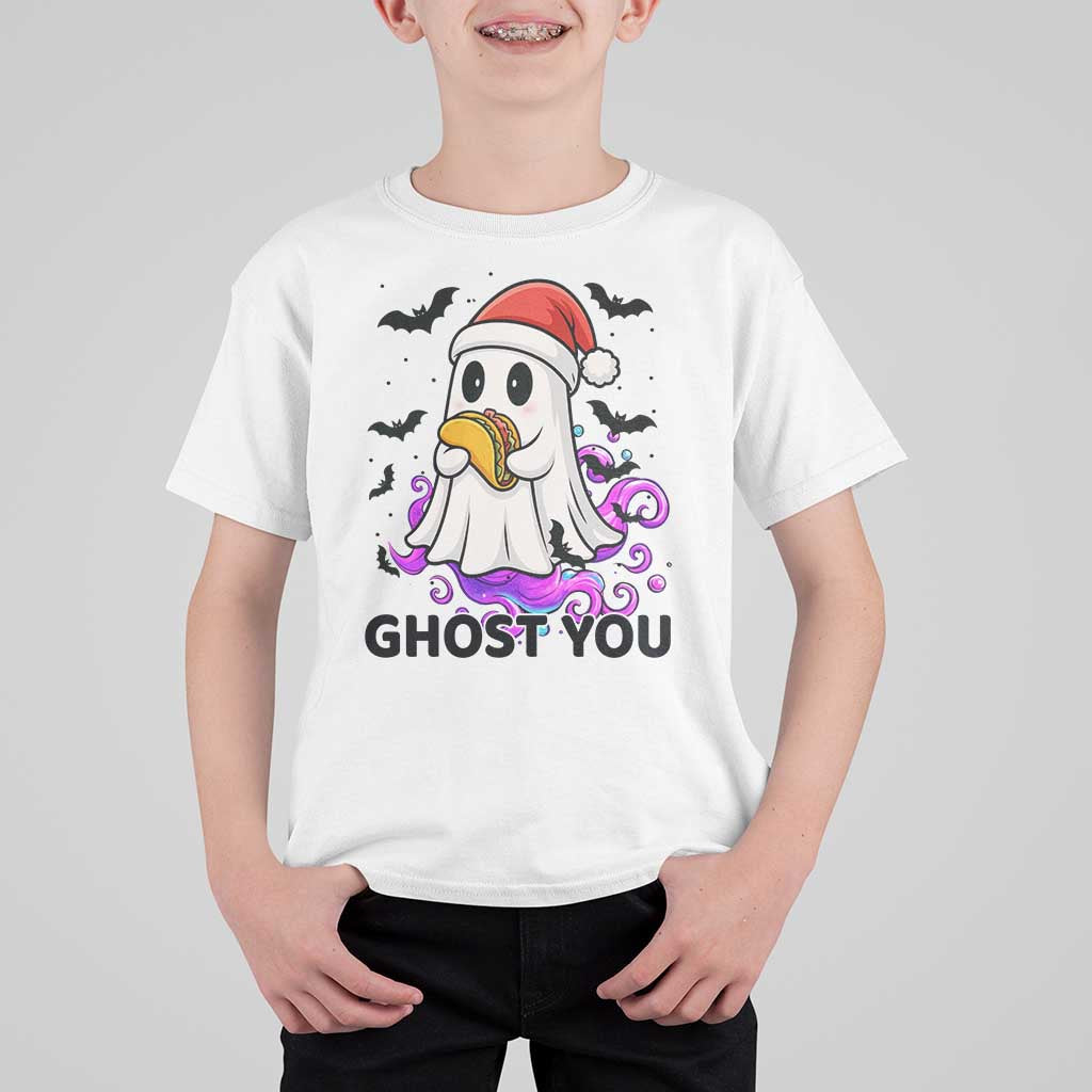 Funny Ghost Halloween Christmas T Shirt For Kid Ghost You - Wonder Print Shop