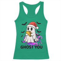 Funny Ghost Halloween Christmas Racerback Tank Top Ghost You - Wonder Print Shop