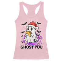 Funny Ghost Halloween Christmas Racerback Tank Top Ghost You - Wonder Print Shop