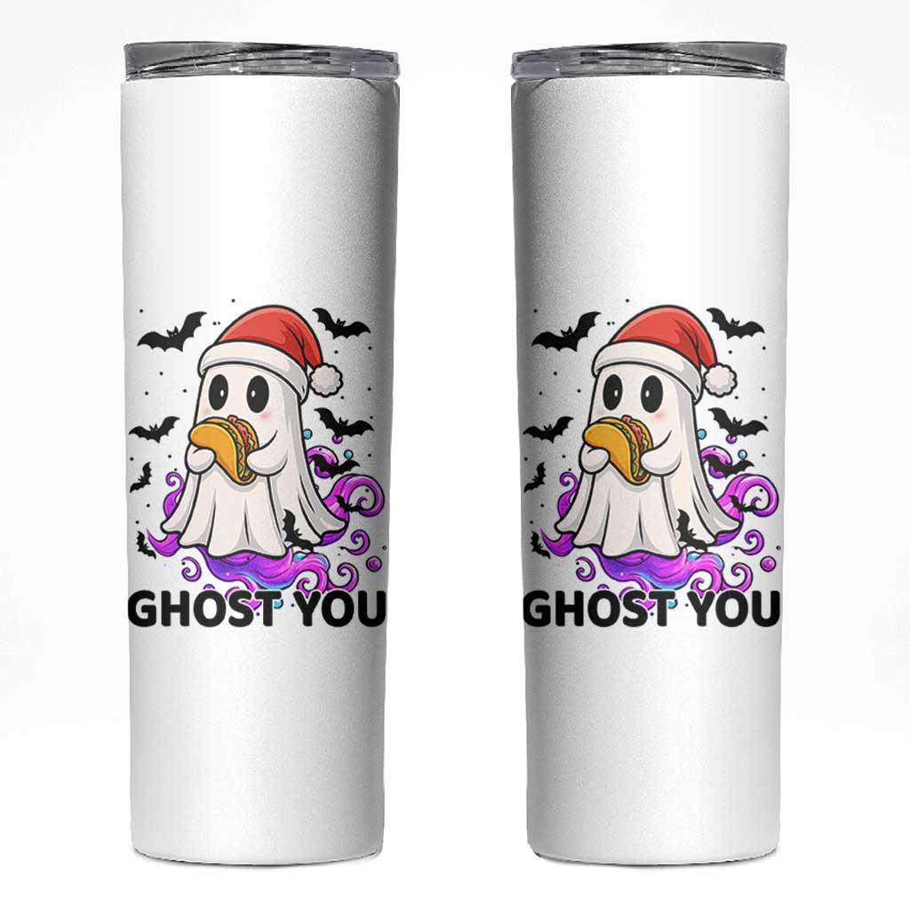 Funny Ghost Halloween Christmas Skinny Tumbler Ghost You - Wonder Print Shop