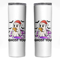 Funny Ghost Halloween Christmas Skinny Tumbler Ghost You - Wonder Print Shop