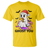 Funny Ghost Halloween Christmas T Shirt Ghost You - Wonder Print Shop
