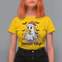 Funny Ghost Halloween Christmas T Shirt For Women Ghost You - Wonder Print Shop