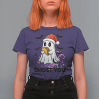 Funny Ghost Halloween Christmas T Shirt For Women Ghost You - Wonder Print Shop