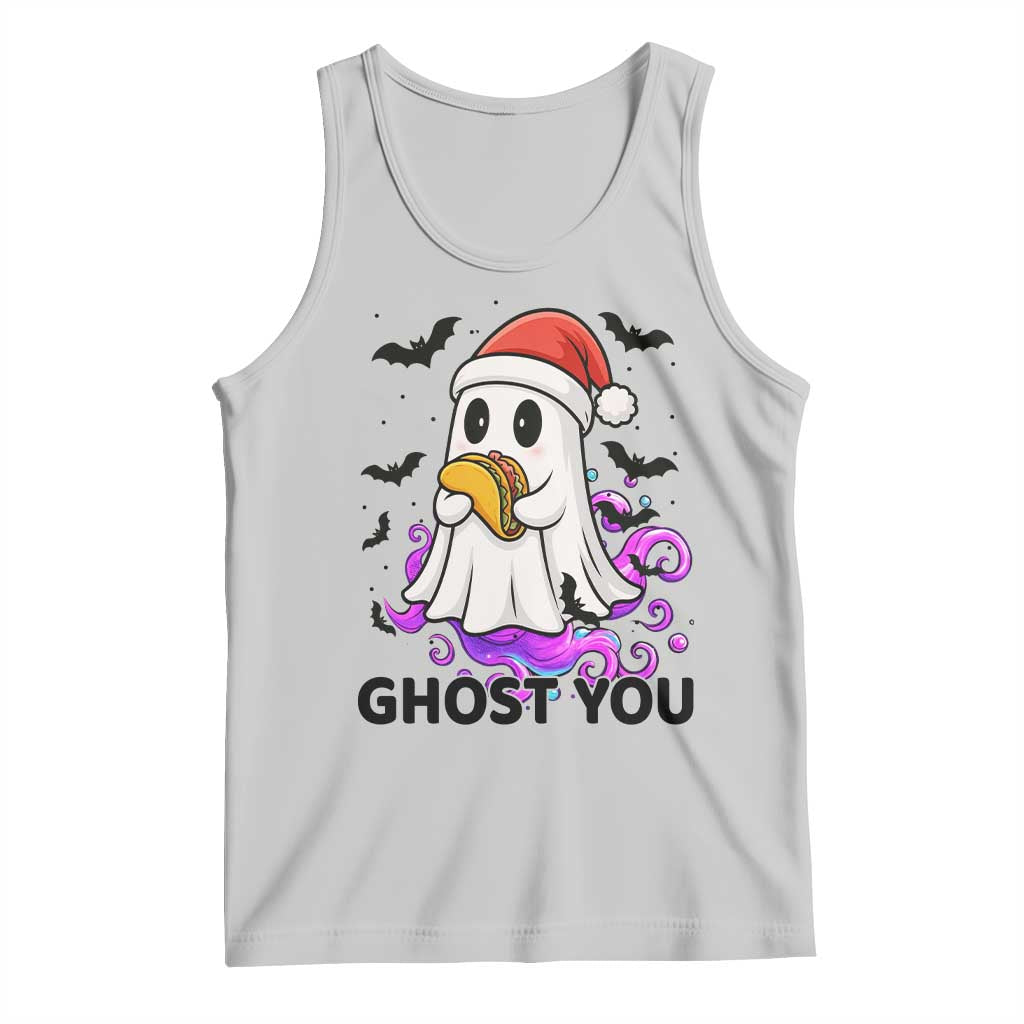 Funny Ghost Halloween Christmas Tank Top Ghost You - Wonder Print Shop