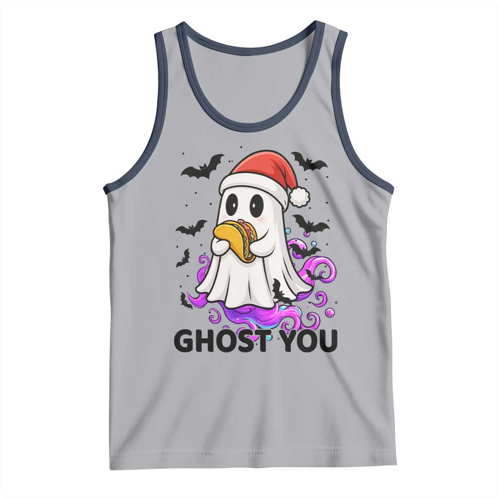 Funny Ghost Halloween Christmas Tank Top Ghost You - Wonder Print Shop