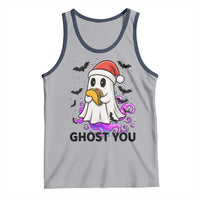 Funny Ghost Halloween Christmas Tank Top Ghost You - Wonder Print Shop