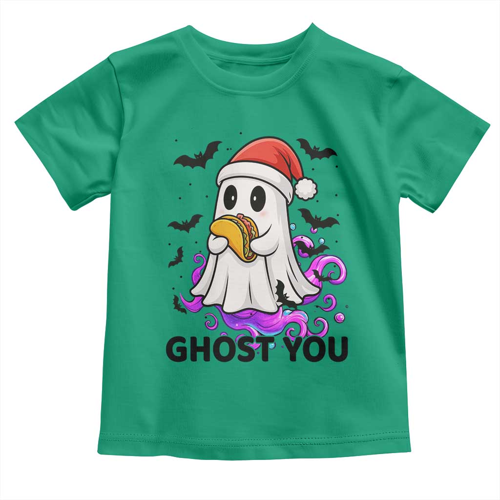 Funny Ghost Halloween Christmas Toddler T Shirt Ghost You - Wonder Print Shop