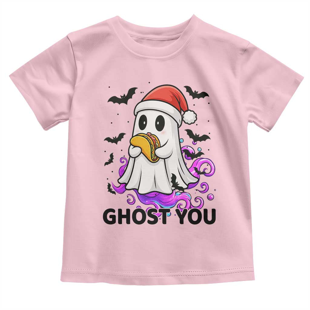 Funny Ghost Halloween Christmas Toddler T Shirt Ghost You - Wonder Print Shop