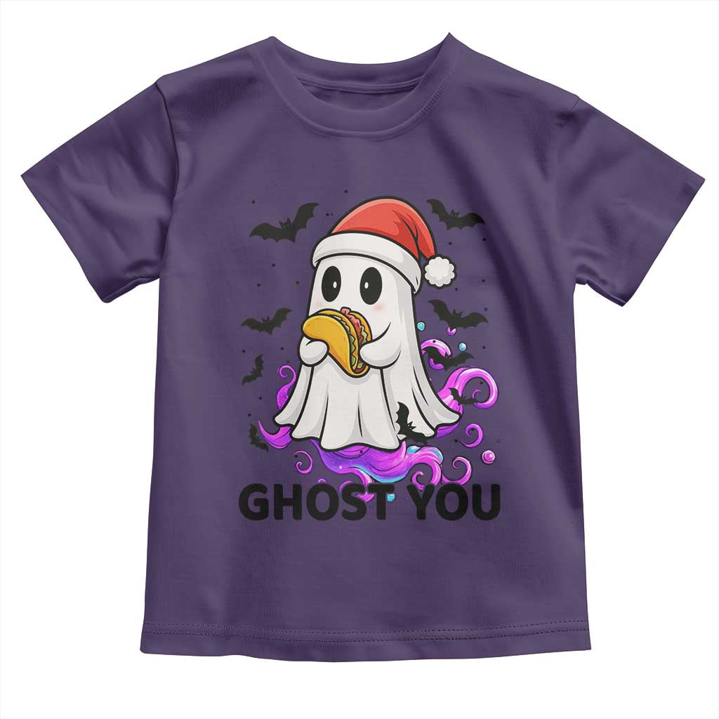Funny Ghost Halloween Christmas Toddler T Shirt Ghost You - Wonder Print Shop