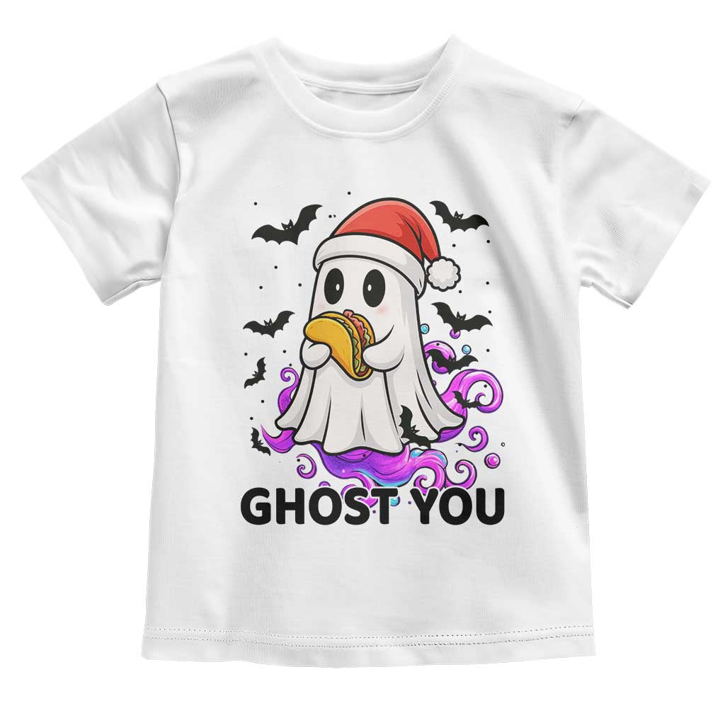 Funny Ghost Halloween Christmas Toddler T Shirt Ghost You - Wonder Print Shop