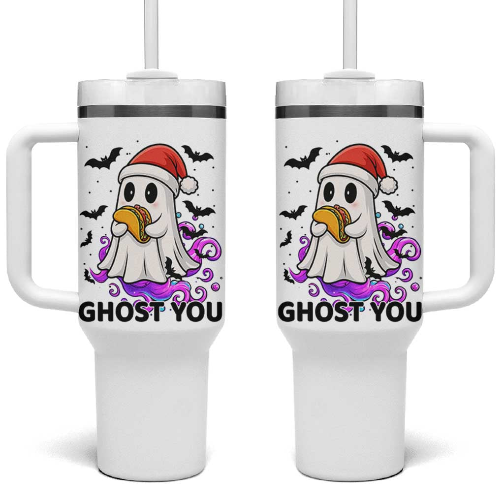 Funny Ghost Halloween Christmas Tumbler With Handle Ghost You - Wonder Print Shop