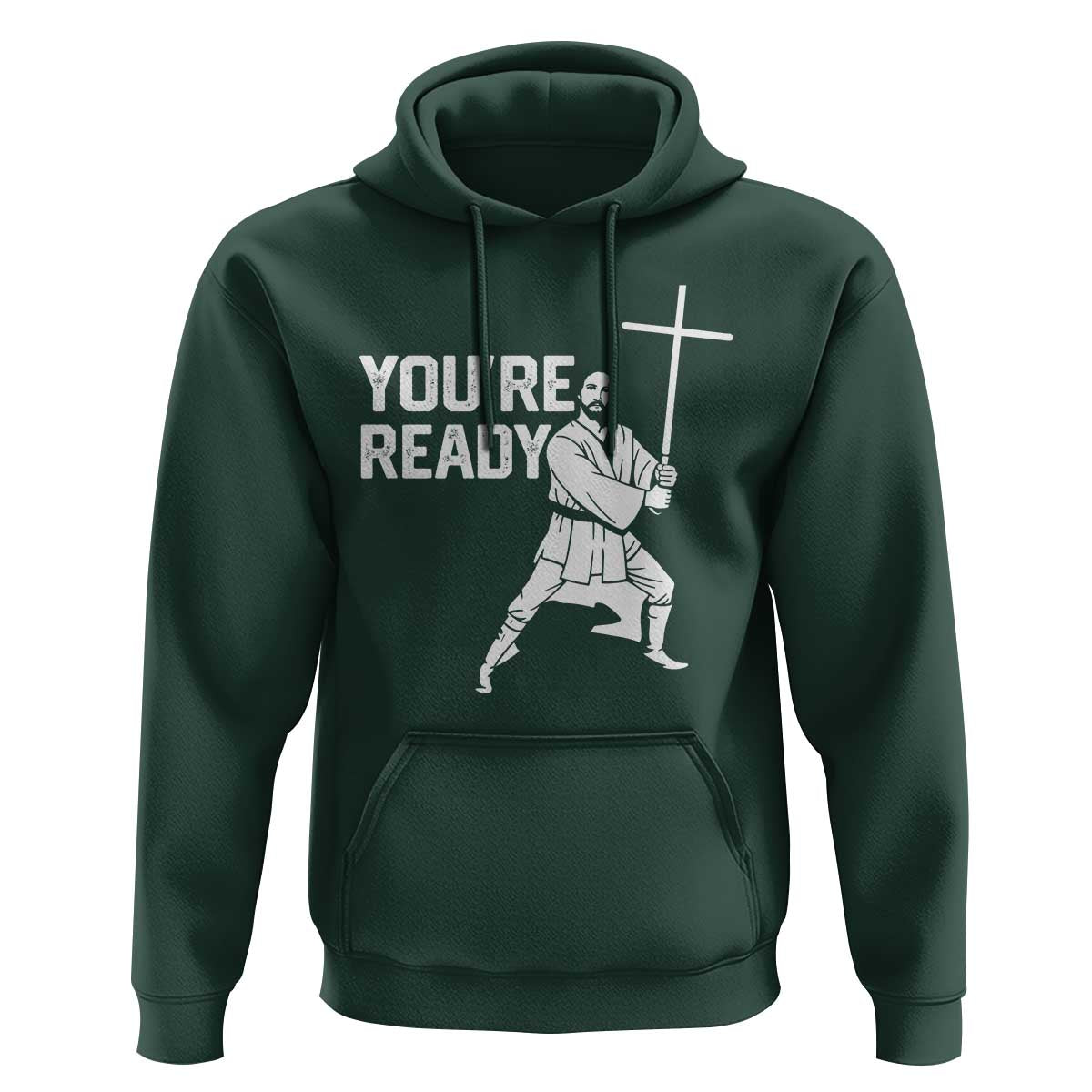 Funny Jesus Christian Meme Hoodie You Are Ready - Wonder Print Shop