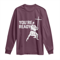 Funny Jesus Christian Meme Long Sleeve Shirt You Are Ready - Wonder Print Shop