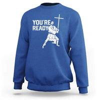 Funny Jesus Christian Meme Sweatshirt You Are Ready - Wonder Print Shop