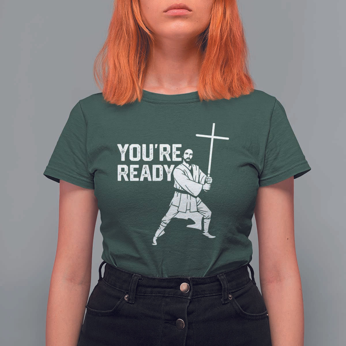 Funny Jesus Christian Meme T Shirt For Women You Are Ready - Wonder Print Shop