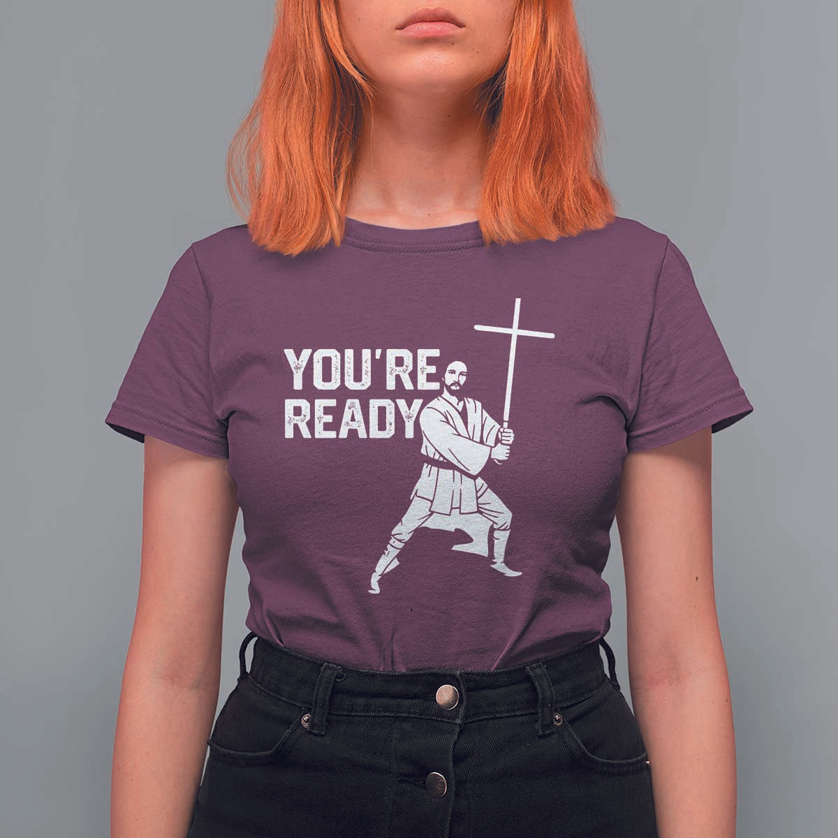 Funny Jesus Christian Meme T Shirt For Women You Are Ready - Wonder Print Shop