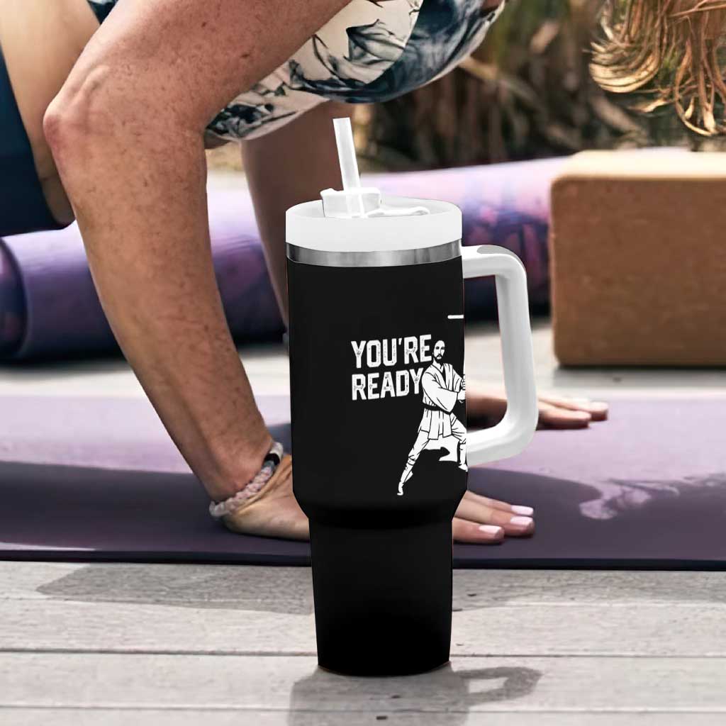 Funny Jesus Christian Meme Tumbler With Handle You Are Ready