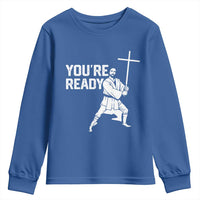 Funny Jesus Christian Meme Youth Sweatshirt You Are Ready - Wonder Print Shop