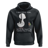 Duck Sarcastic Farm Hoodie In My Head I Have Pecked You 3 Times - Wonder Print Shop