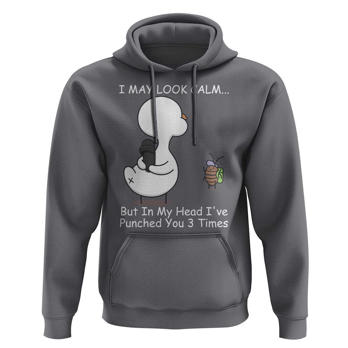 Duck Sarcastic Farm Hoodie In My Head I Have Pecked You 3 Times - Wonder Print Shop