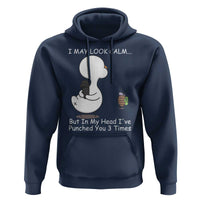 Duck Sarcastic Farm Hoodie In My Head I Have Pecked You 3 Times - Wonder Print Shop