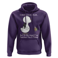 Duck Sarcastic Farm Hoodie In My Head I Have Pecked You 3 Times - Wonder Print Shop