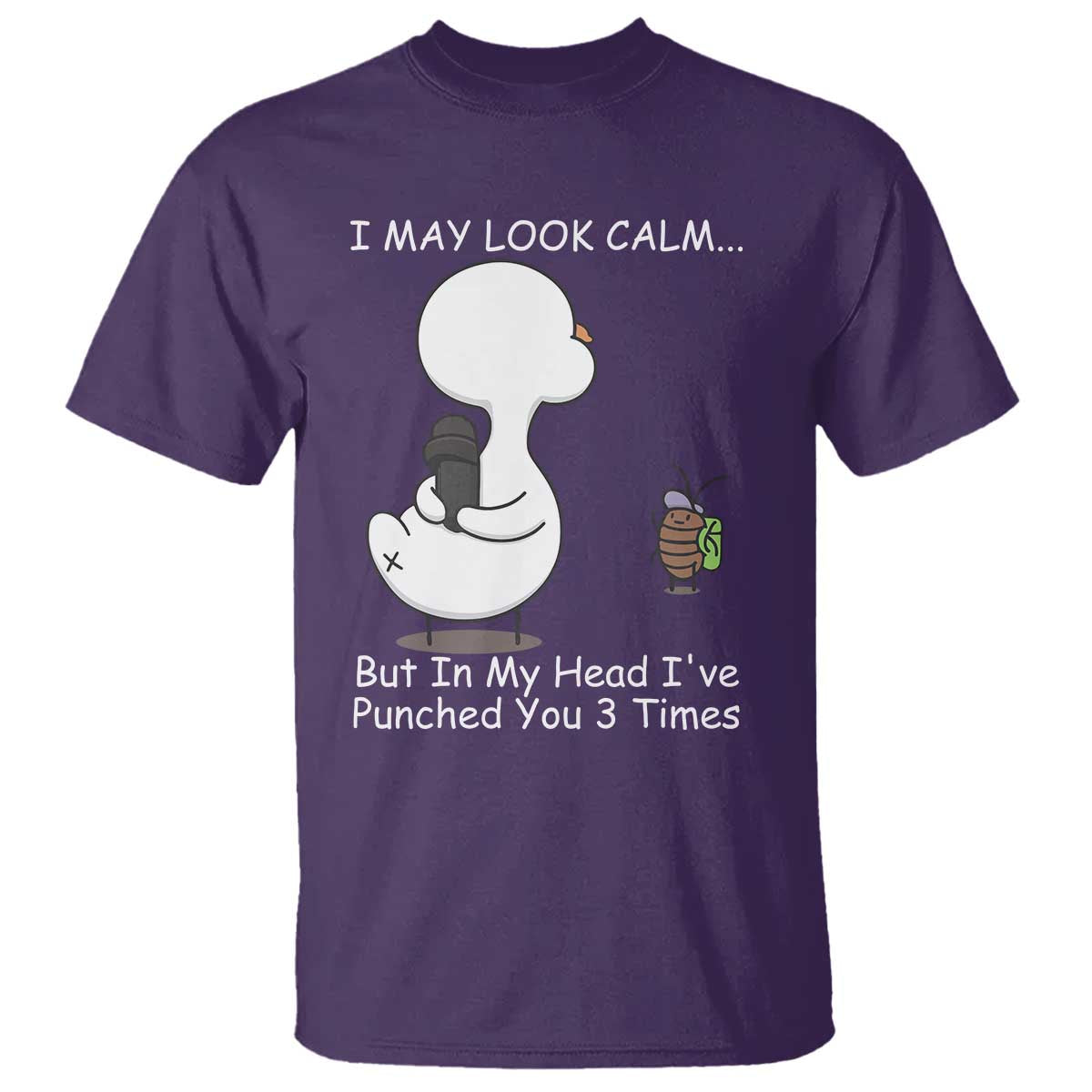 Duck Sarcastic Farm T Shirt In My Head I Have Pecked You 3 Times - Wonder Print Shop