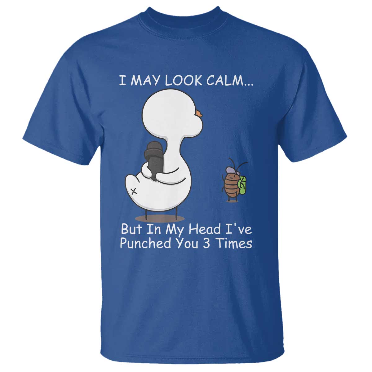 Duck Sarcastic Farm T Shirt In My Head I Have Pecked You 3 Times - Wonder Print Shop