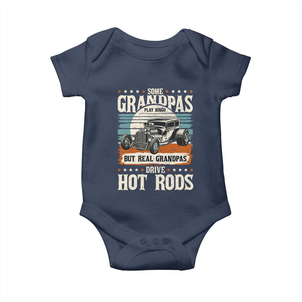 Some Grandpas Play Bingo Real Grandpas Drive Hotrods Baby Onesie 1932 American Classic Hotrod