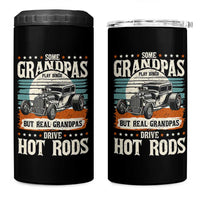 Some Grandpas Play Bingo Real Grandpas Drive Hotrods 4 in 1 Can Cooler Tumbler 1932 American Classic Hotrod