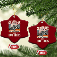 Some Grandpas Play Bingo Real Grandpas Drive Hotrods Ceramic Ornament 1932 American Classic Hotrod