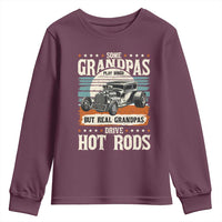 Some Grandpas Play Bingo Real Grandpas Drive Hotrods Youth Sweatshirt 1932 American Classic Hotrod