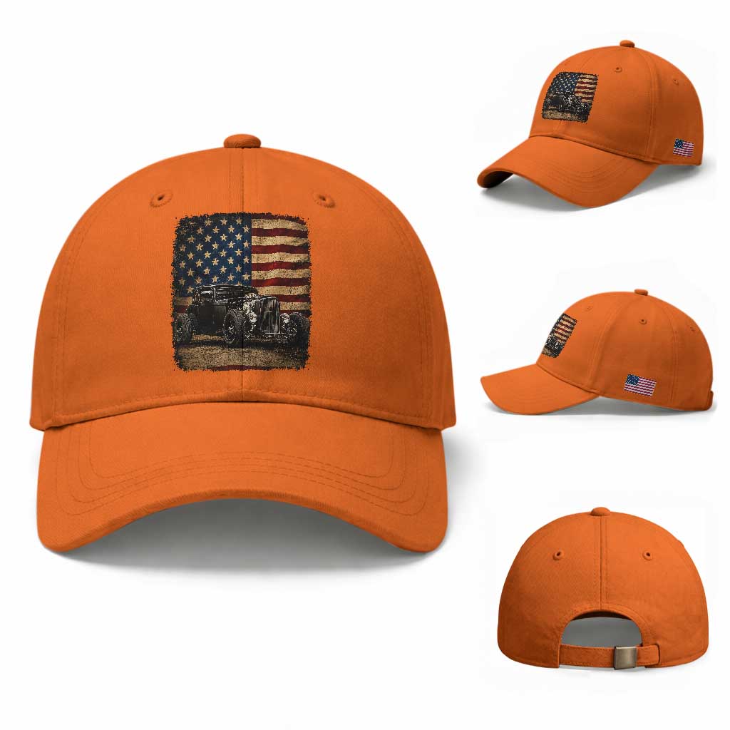 1932 American Classic Hot Rod US Flag 4th of July Baseball Cap