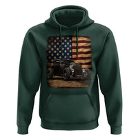 1932 American Classic Hotrod US Flag 4th of July Hoodie