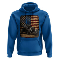 1932 American Classic Hotrod US Flag 4th of July Hoodie