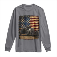 1932 American Classic Hotrod US Flag 4th of July Long Sleeve Shirt