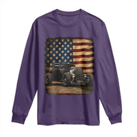 1932 American Classic Hotrod US Flag 4th of July Long Sleeve Shirt
