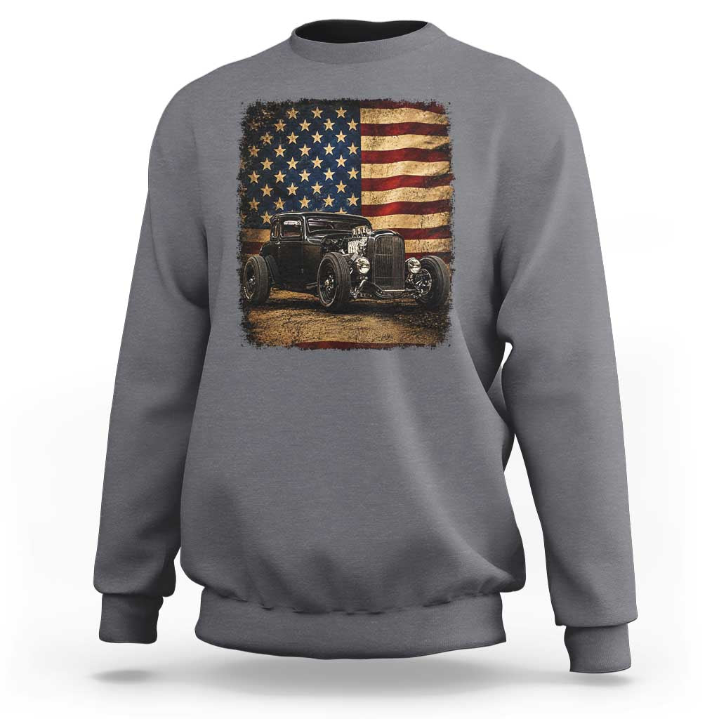 1932 American Classic Hotrod US Flag 4th of July Sweatshirt
