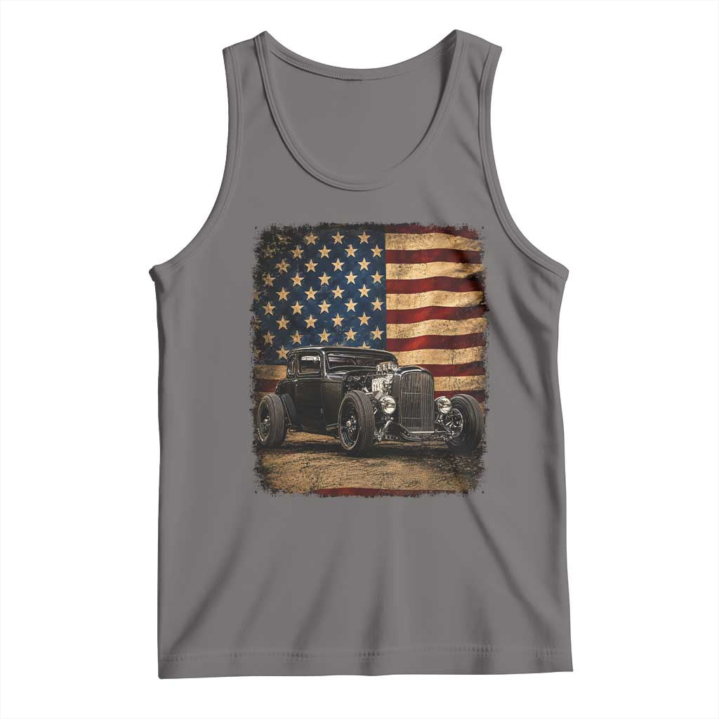1932 American Classic Hotrod US Flag 4th of July Tank Top
