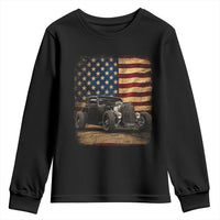 1932 American Classic Hotrod US Flag 4th of July Youth Sweatshirt