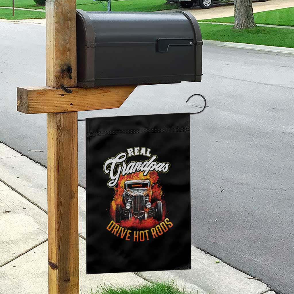 Real Grandpas Drive Hotrods Garden Flag Vintage 1932 Hotrod