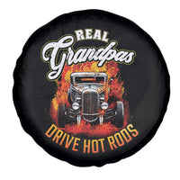 Real Grandpas Drive Hotrods Spare Tire Cover Vintage 1932 Hotrod