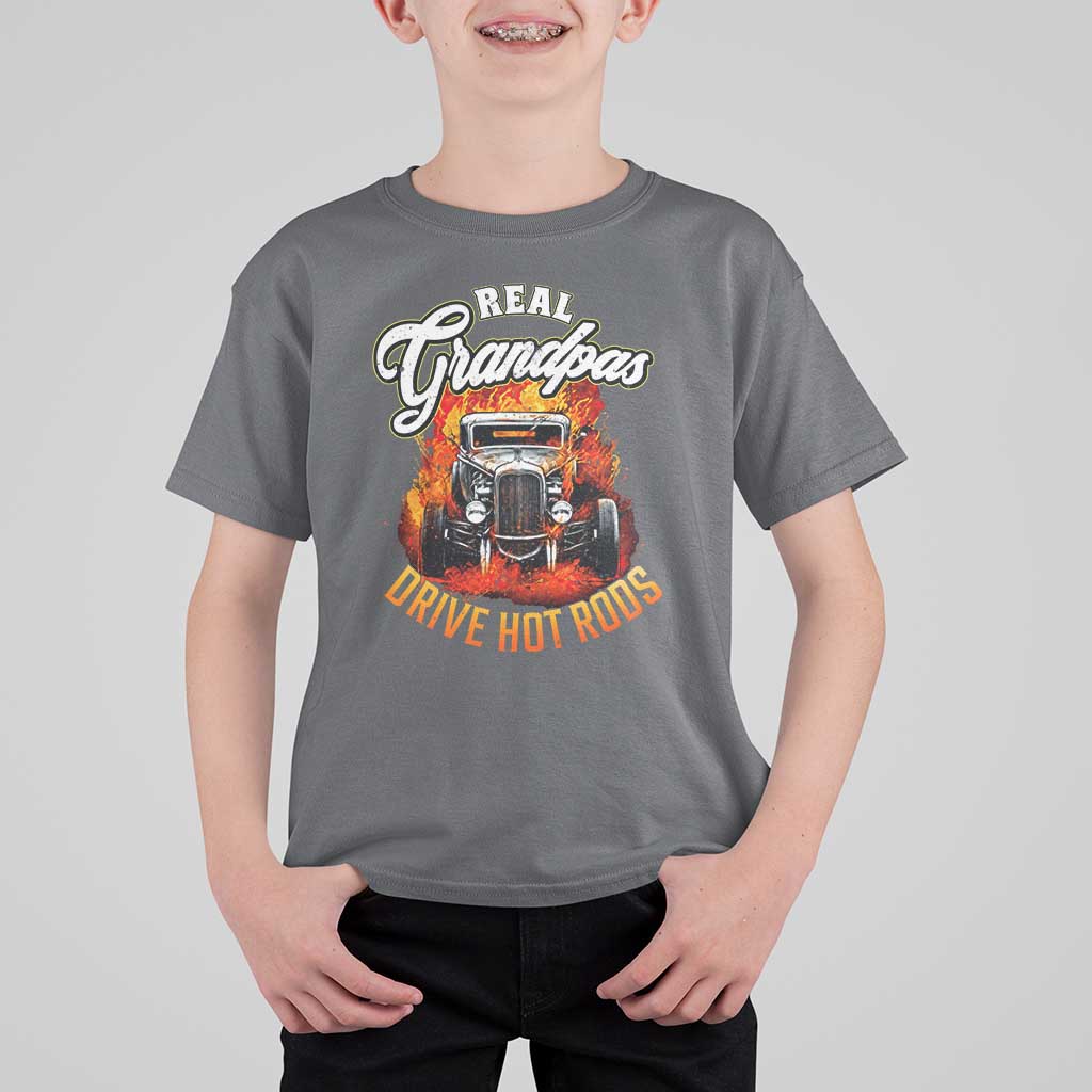 Real Grandpas Drive Hotrods T Shirt For Kid Vintage 1932 Hotrod